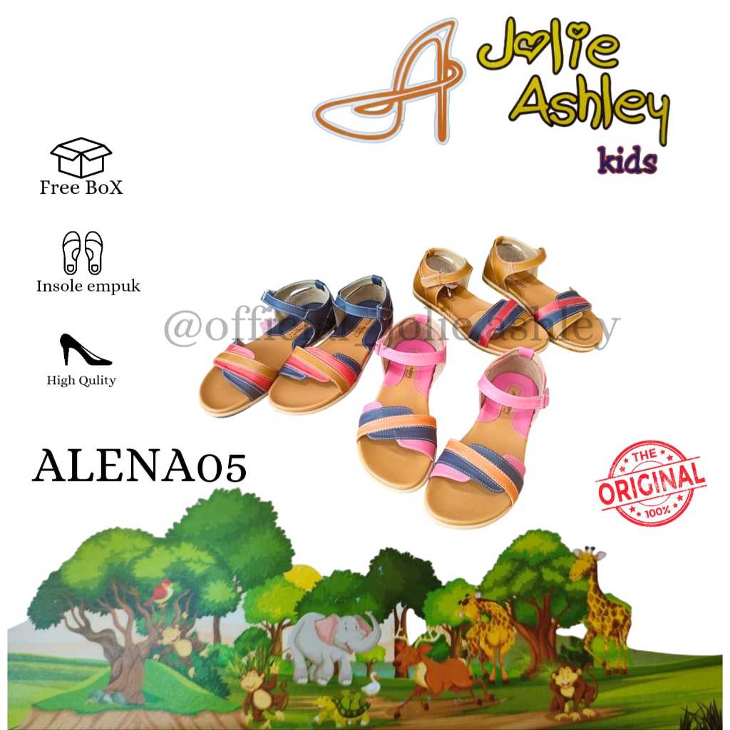 Sandal Anak Jolie Ashley ALENA05 - Desain Ceria & Nyaman untuk Aktivitas Anak