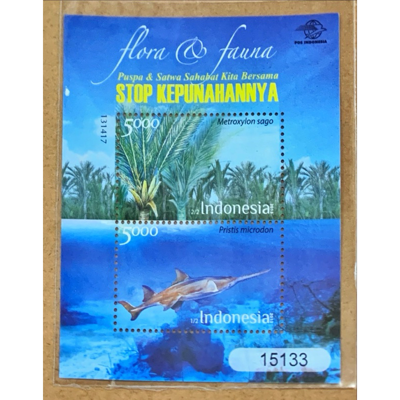 

PRANGKO INDONESIA 2013 SS FLORA DAN FAUNA MNH