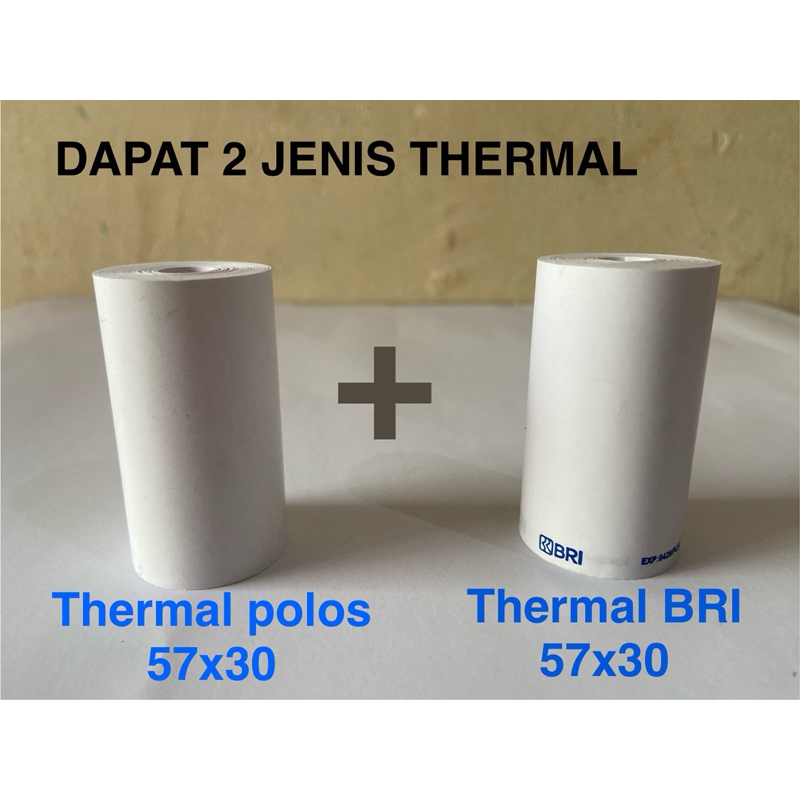 

PAKET 2 PACK ( THERMAL BRI DAN THERMAL POLOS)