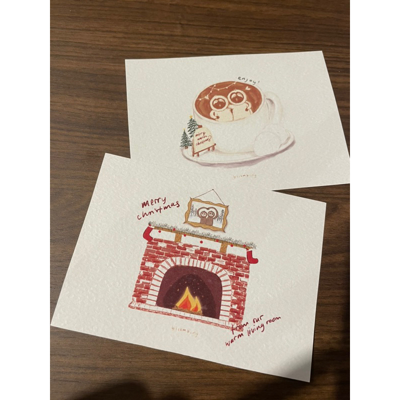 

bliembing - christmas greeting card / kartu ucapan natal postcard