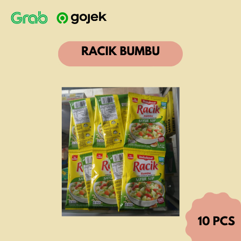 

Indofood Racik Bumbu Sayur Sop 20 Gram - 10 Pcs (1 Renceng)