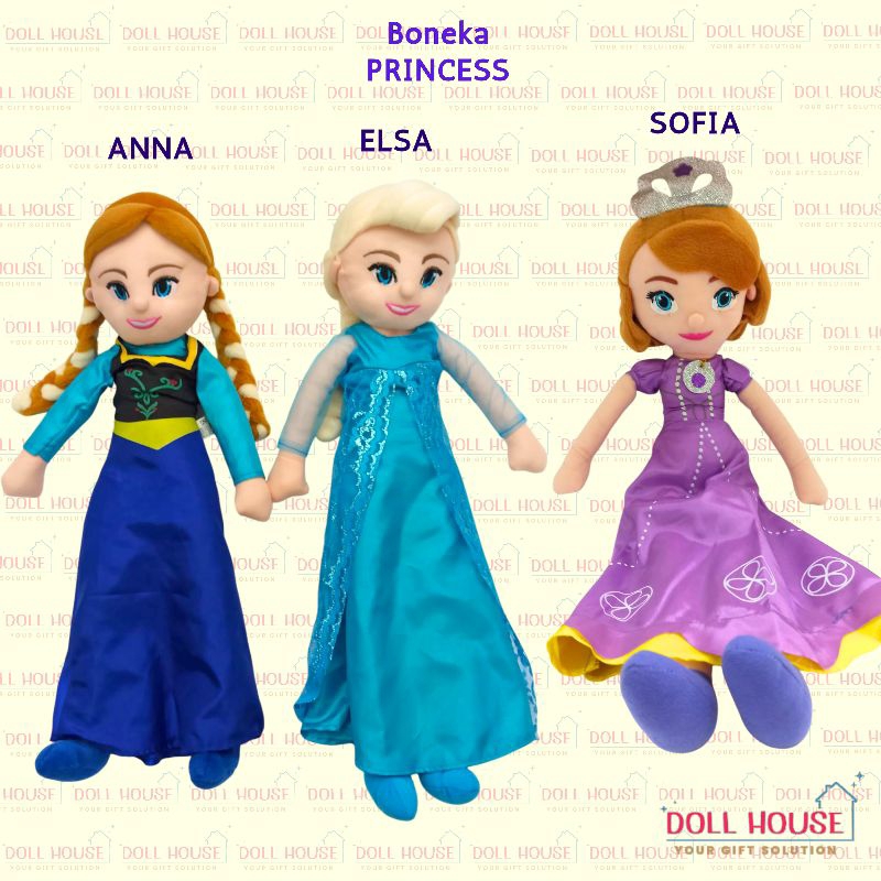 Boneka Elsa Frozen / Boneka Princess Sofia / Boneka Sofia Princess / Boneka Princess Elsa Frozen / B