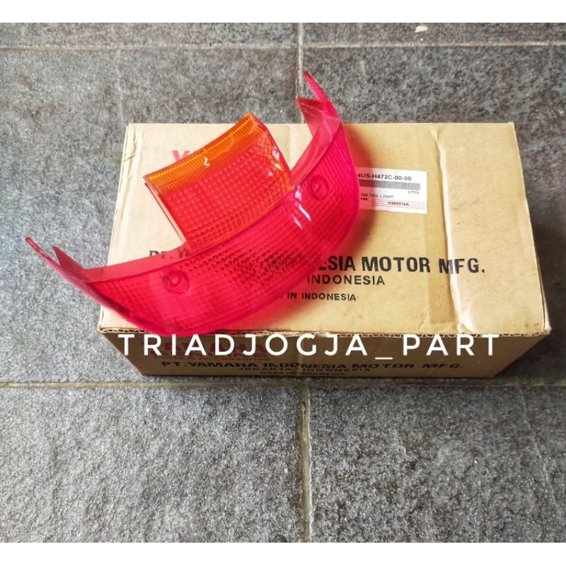 mika kaca lampu rem stoplamp fizr f1zr 1997 2003 sporty vega scorpio lama orange original 4US