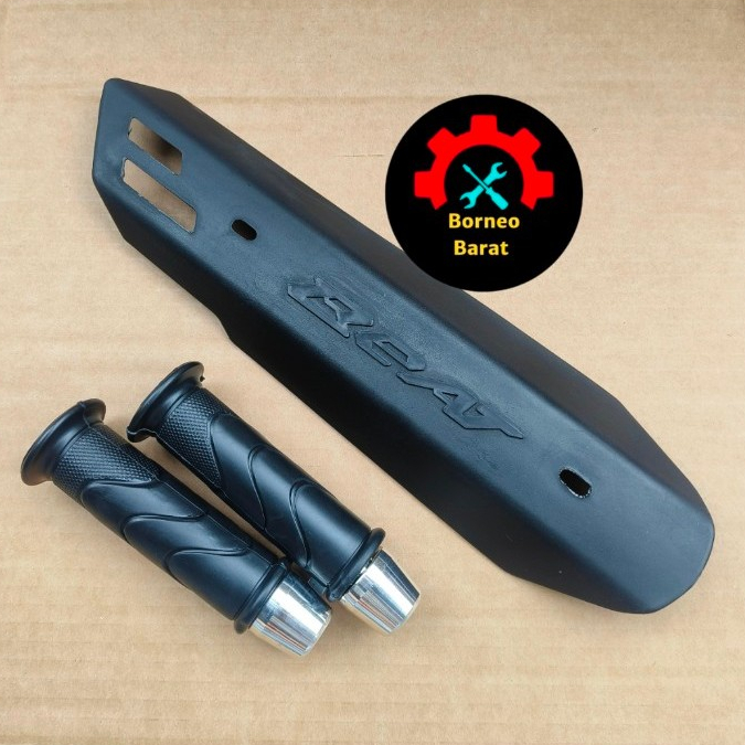 tameng knalpot beat fi-beat deluxe-beat karbu/tutup knalpot-cover knalpot beat deluxe-tutup knalpot 