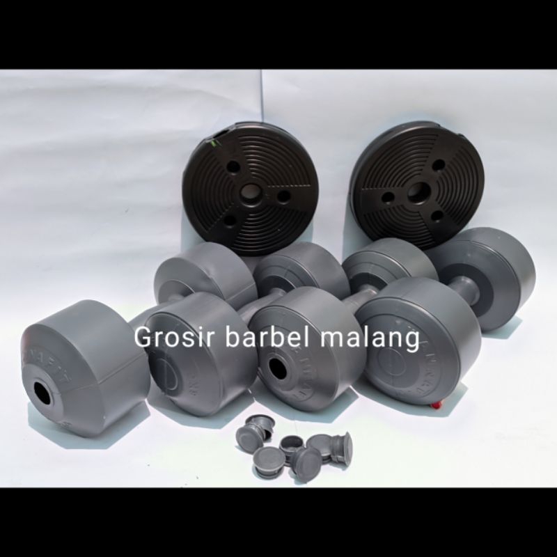 barbel kosongan dumble kosongan 3kg-10kg tanpa isi  atau kosongan hemat ongkir