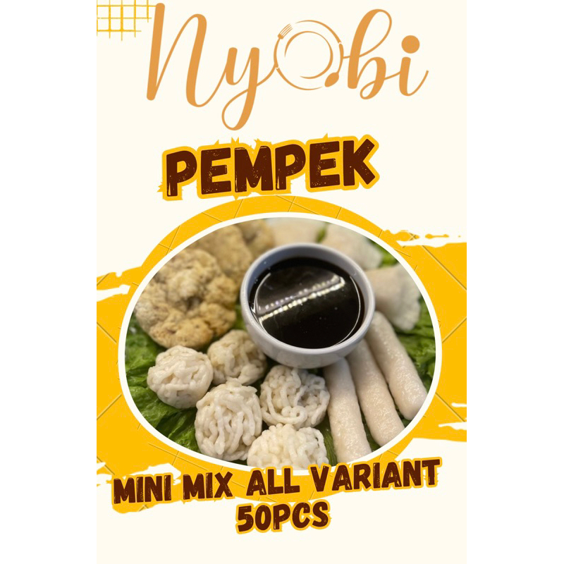 

Pempek Palembang, Pempek Ikan Tenggiri, Pempek Nyobi Mix Paket Reseller