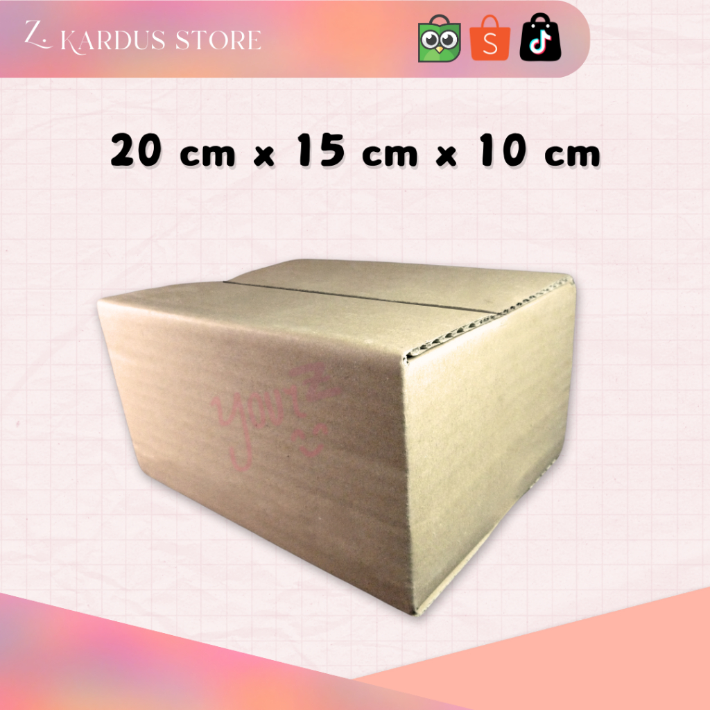 

Kardus Packing ukuran 20 x 15 x 10 cm