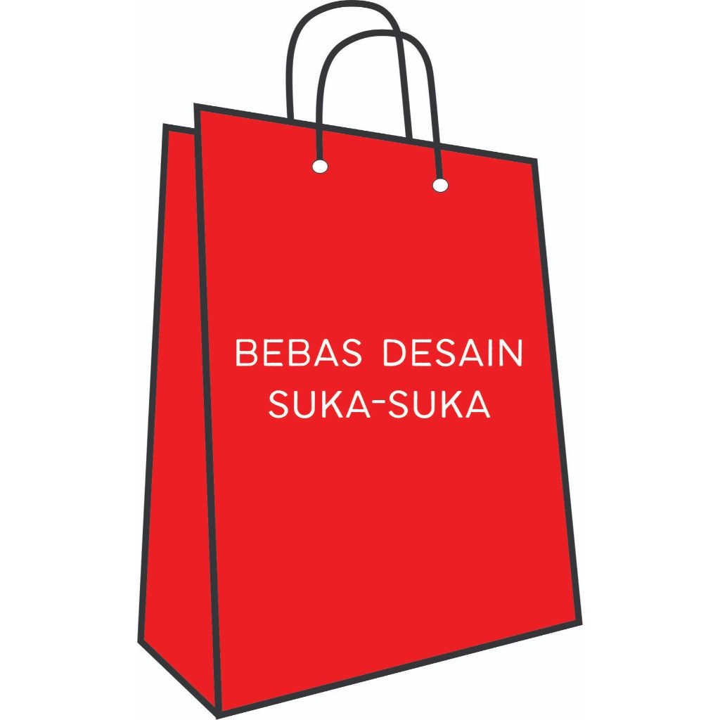 Paper bag custom 30x10x25