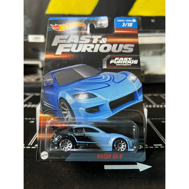 HOTWHEELS FAST AND FURIOUS MAZDA RX-8 WAVE 3
