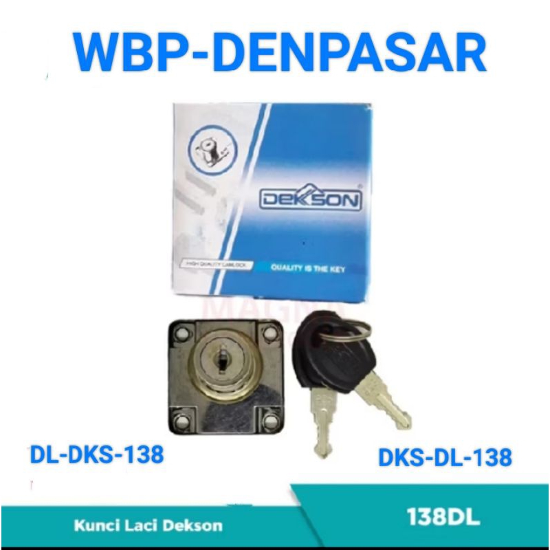 KUNCI LACI | KUNCI ALMARI | KUNCI LEMARI | LOKER DEKSON 138DL