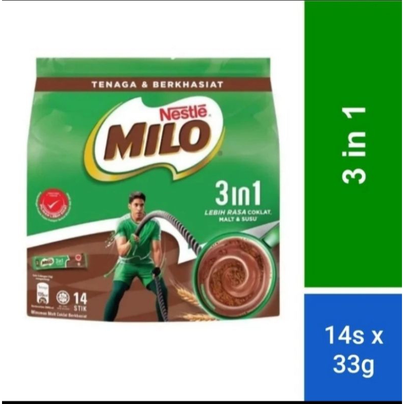 

MILOU MALAYSIA 3 in 1 coklat sachet