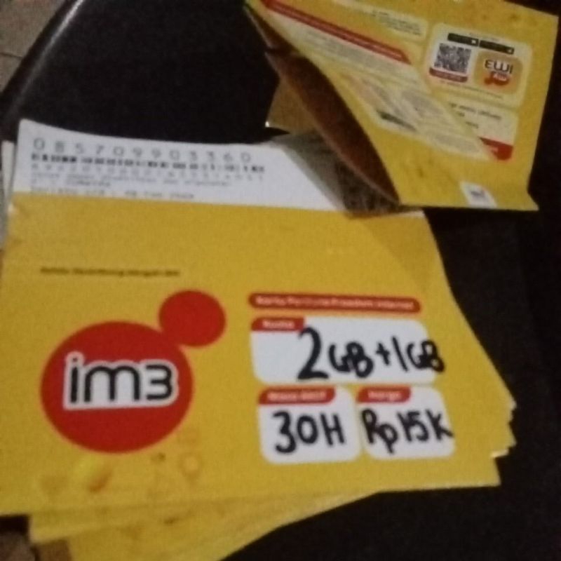 KARTU IM3 KUOTA INTERNET 3GB LANGSUNG PAKAI