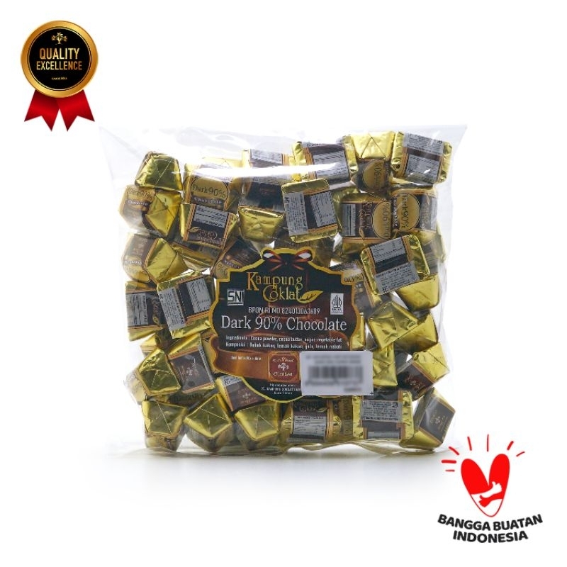 

COKLAT DARK 90% CURAH 500 GRAM - KAMPUNG COKLAT