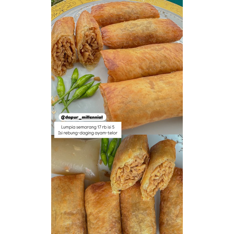 

LUMPIA ORI SEMARANG ISI 5 FROZEN
