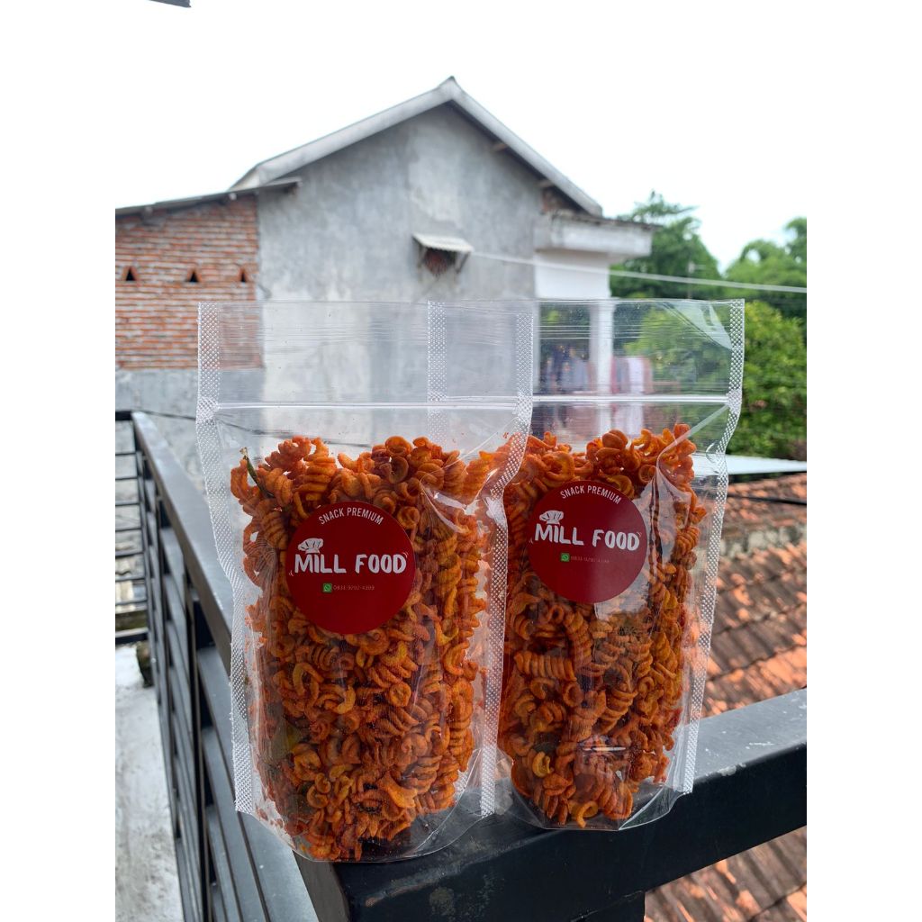 

MILL FOOD - Makaroni Spiral Pedas Daun Jeruk Kemasan 150gr