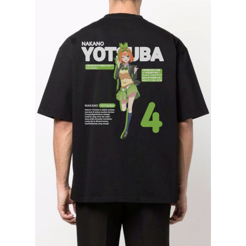 kaos anime nakano yotsuba gotoubun no hanayome