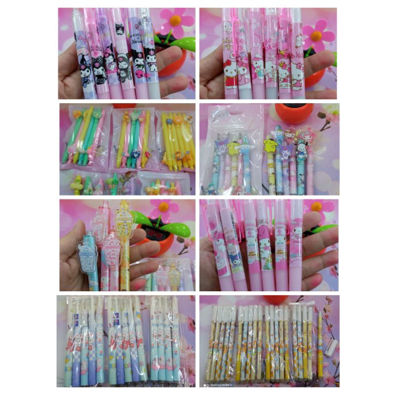 

pena bisa hapus pen BB gel 0.5 karakter motif lucu isi 3 pcs dan 5pcs