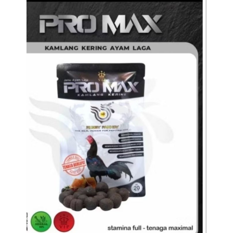 PRO MAX RP JAMU AYAM KAMLANG KERING AYAM ADUAN