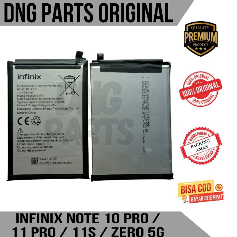BATERAI BATRE BATTERY BL-49JX INFINIX NOTE 10 PRO / NOTE 11 PRO / NOTE 11S / ZERO 5G 2023 ORIGINAL C