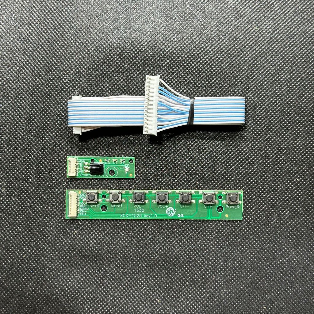 Tombol Menu TV LED LCD Digital Mainboard Universal 7 Key 14Pin