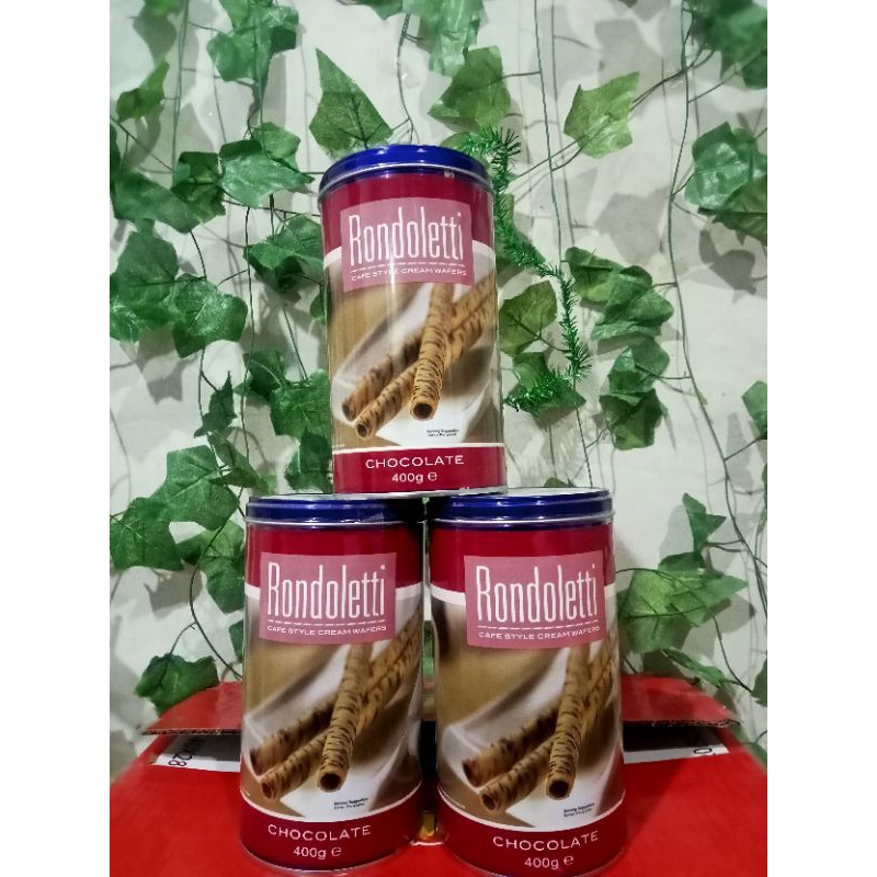 

RONDOLETTI kaleng Roll chocolate 400 gr