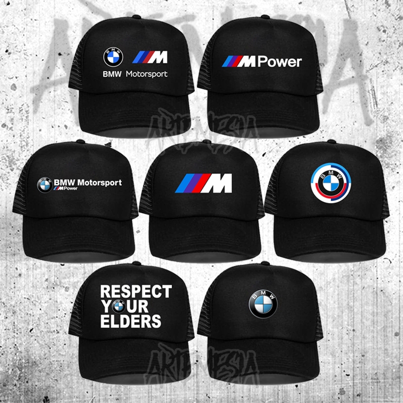 TOPI TRUCKER / TOPI JARING / Topi BMW logo varian BMW Motorsport