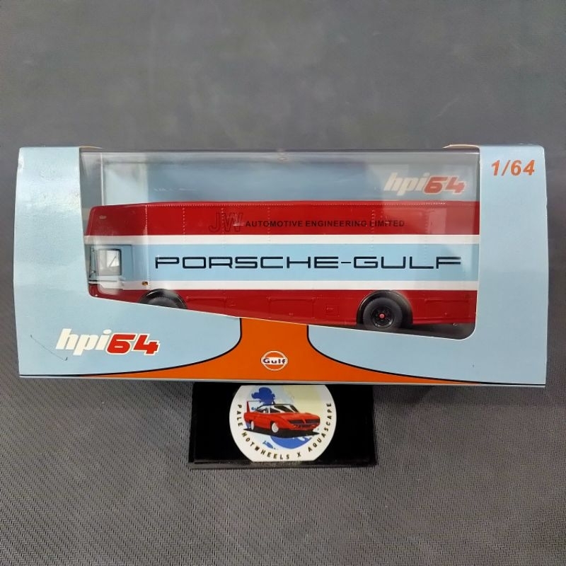 HPI64 MERCEDES BENZ TRUCK PORSCHE GULF SKALA 1:64 RESIN