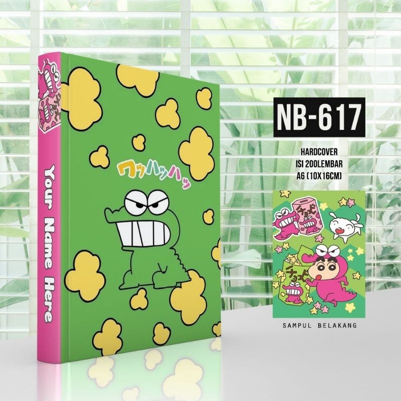 

Notebook Custom Crayon Shinchan