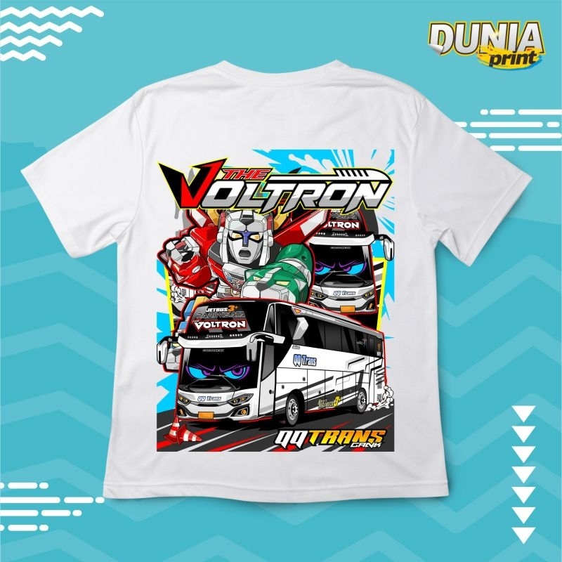 (free sticker+ ganci)KAOS BUSMANIA THE VOLTRON QQ TRANS COTTON COMBED 24S