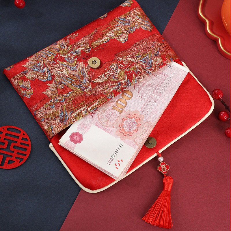 

AGP 02 - Dompet Angpao KAIN Kado Imlek PREMIUM Quality