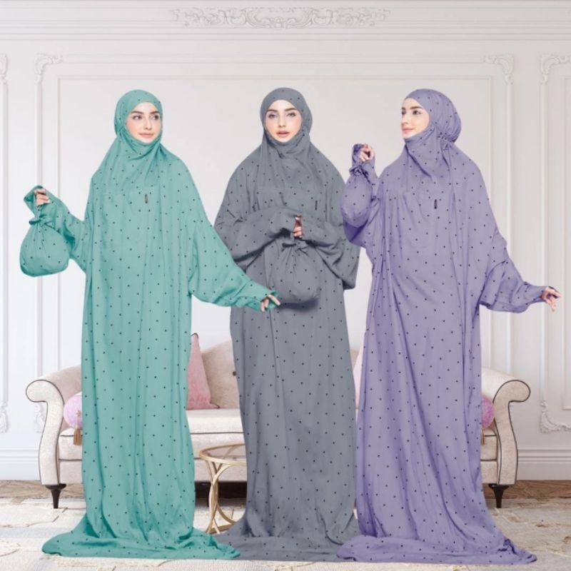 Mukena Hadramaut Motif