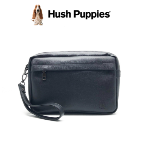 Hush Puppies Exclusive Leather Clutch handbag tas tangan kulit pria 168 hss