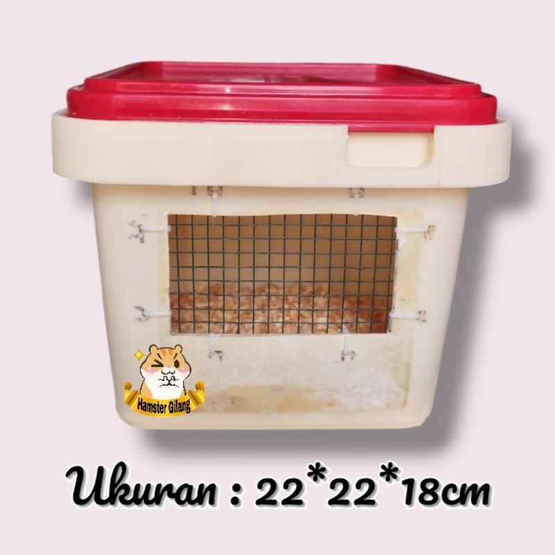 box hamster / kandang hamster