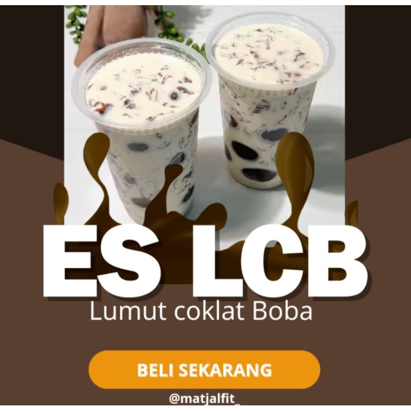 

es lumut coklat Boba