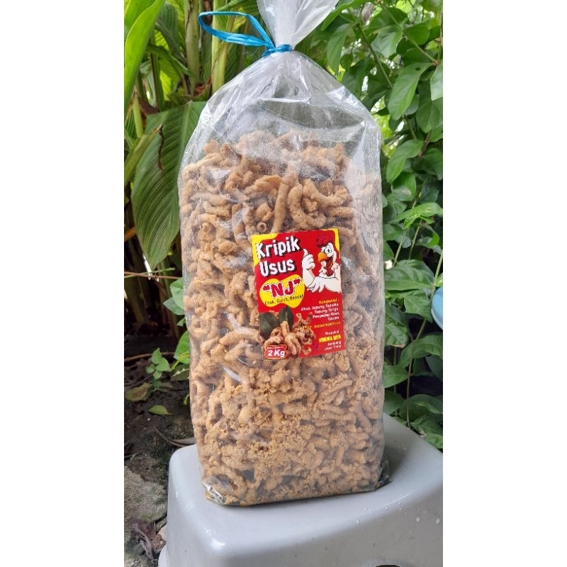 

Keripik Usus 1 ball (2kg) Renyah Murah