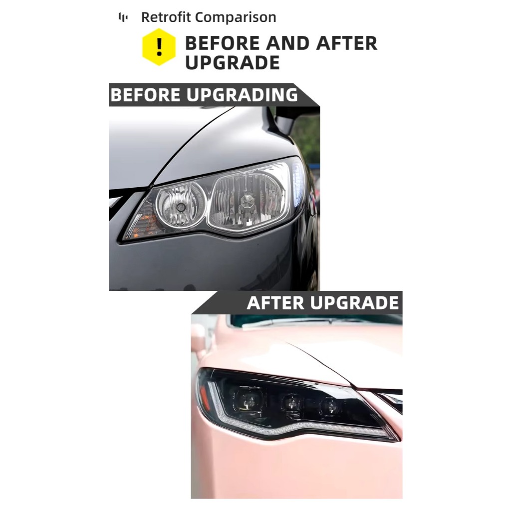 Flowbeeshop Headlamp Civic Fd Headlamp Civic 2008 Headlamp Civic Fd 2008 2009 2010 Up Headlamp Civic