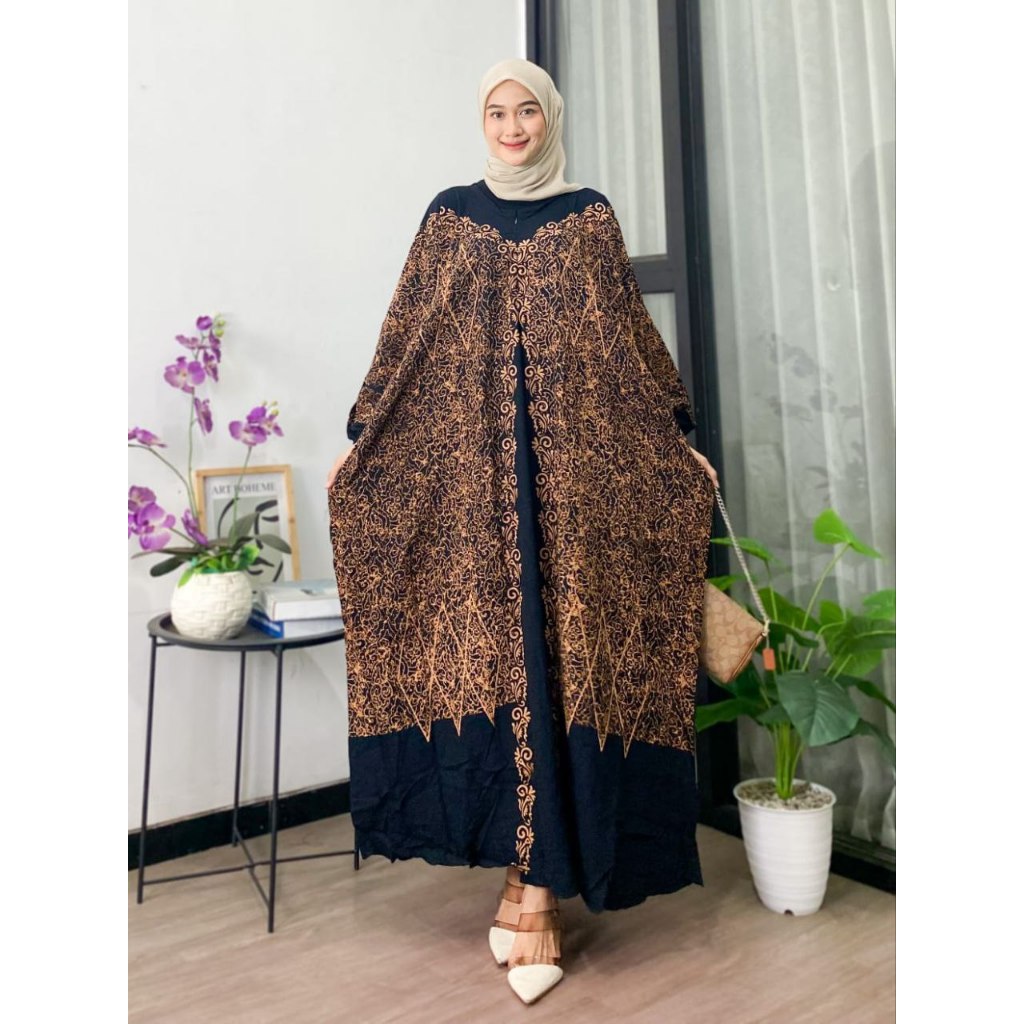 KAFTAN BILLION MAXY DRESS SUPER JUMBO ISMIA KAFTAN LENGAN PANJANG KERUT BUSUI RAYON GRADE A ADEM TEB