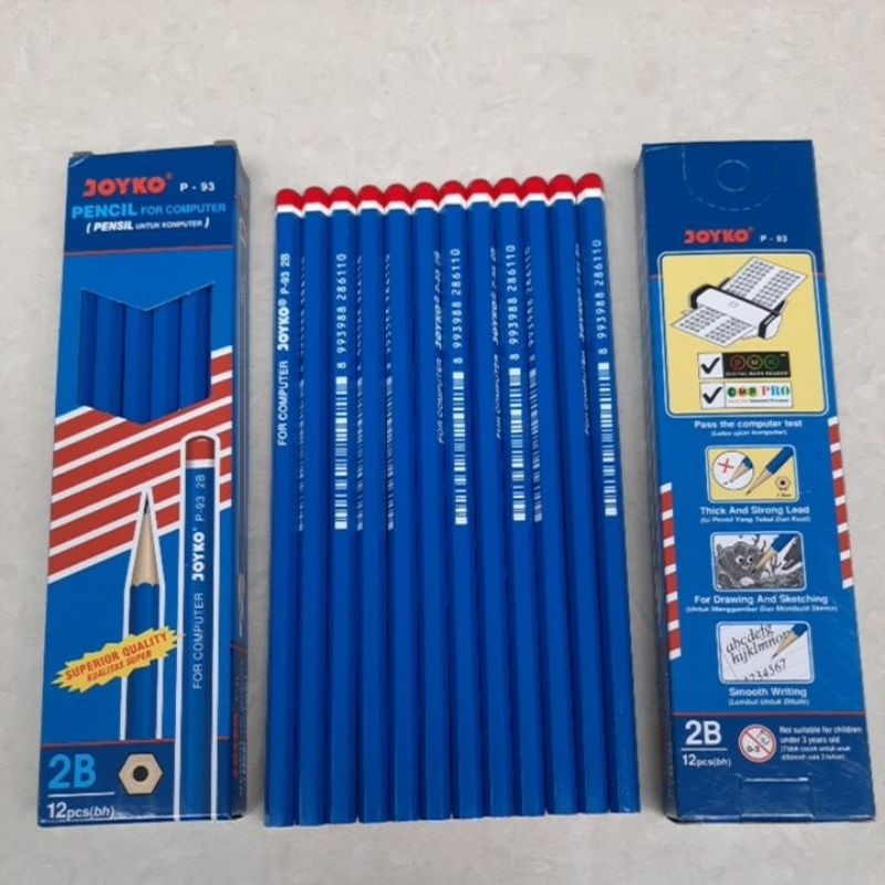 

Pensil 2B Joyko P-93 Kualitas super harga per lusin atau 12pcs