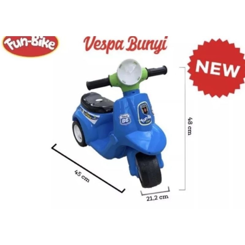 MAINAN VESPA DUDUK FUN BIKE MUSIK