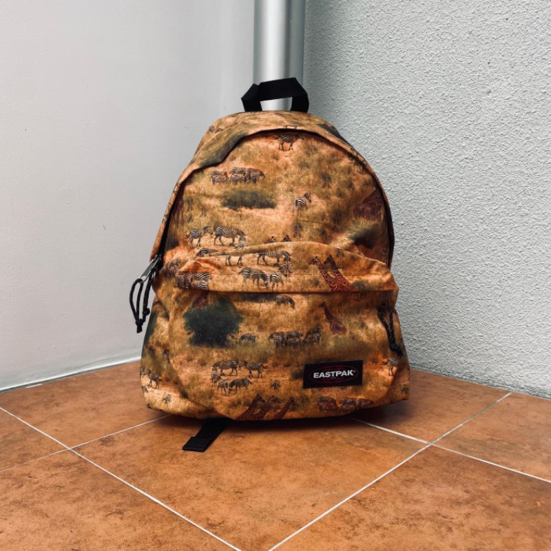 Tas Ransel , Eastpak Padded Pak’r W04 Giraffe Zoo 24L Backpack 100%Original