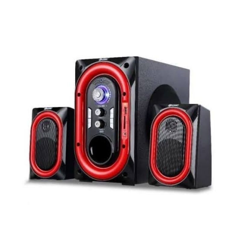 VIRAL !!! SPEAKER GMC 888I 888 I USB PORT SD CARD MMC 2.1 CHANNEL SUBWOOFER SATELITE SYSTEM REMOTE C