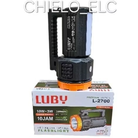 SENTER LUBY BESAR LED L2700 10W, SENTER CAS LUBY L 2700, LUBY 2700, LUBY 10 W ORIGINAL
