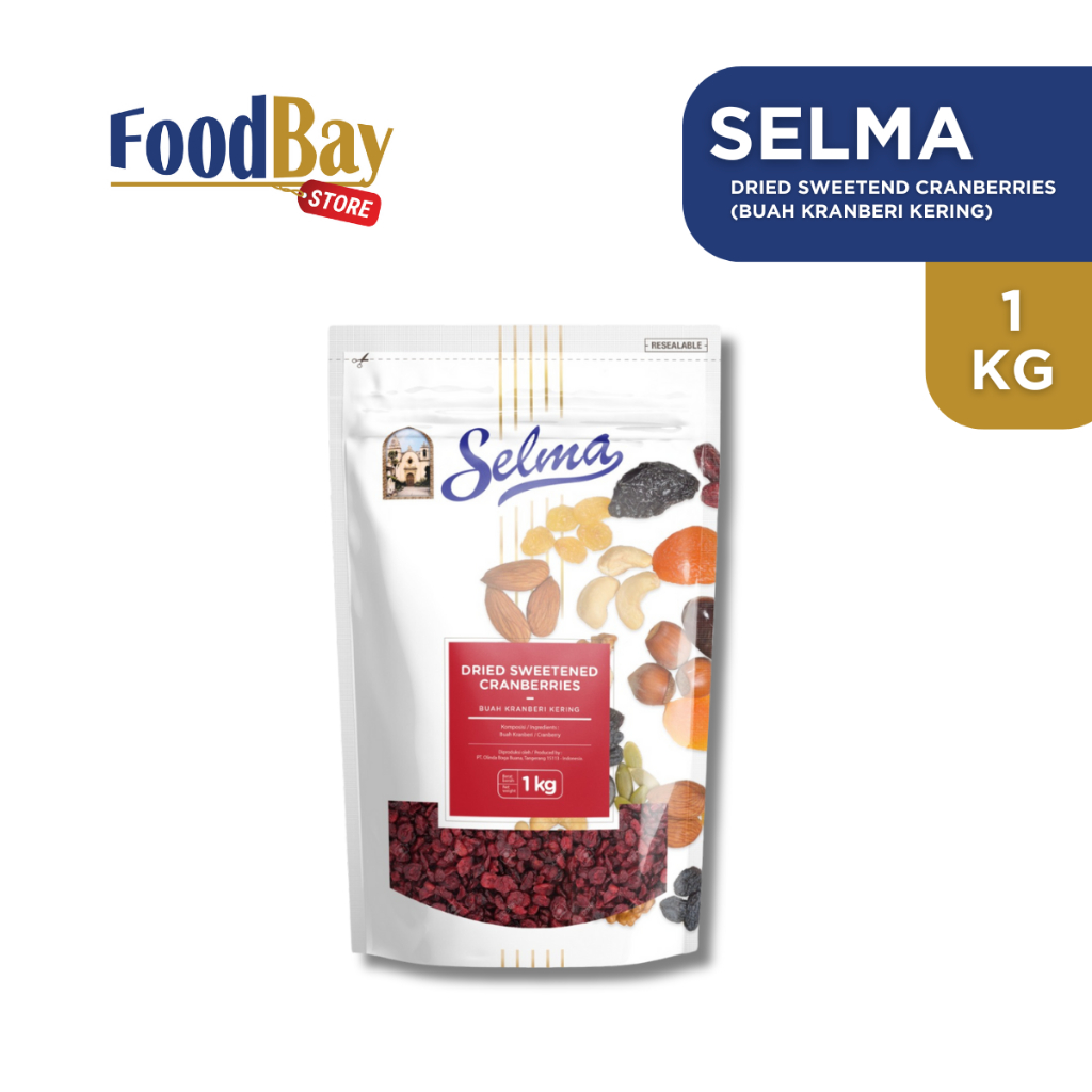 

SELMA Dried Sweetened Cranberries Premium Cranberry Kering 1 Kg