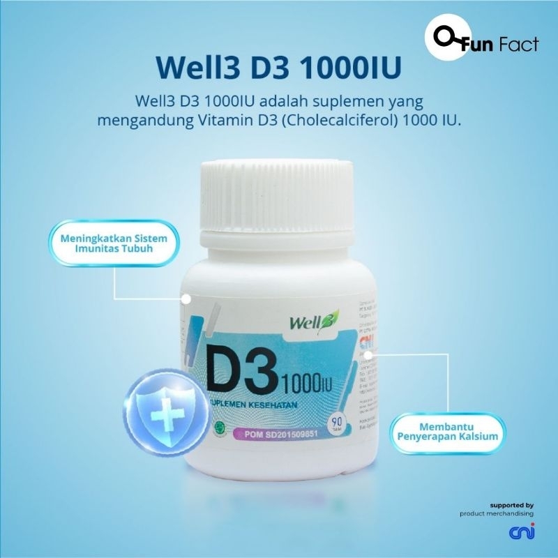 CNI well3 vitamin D3 1000iu