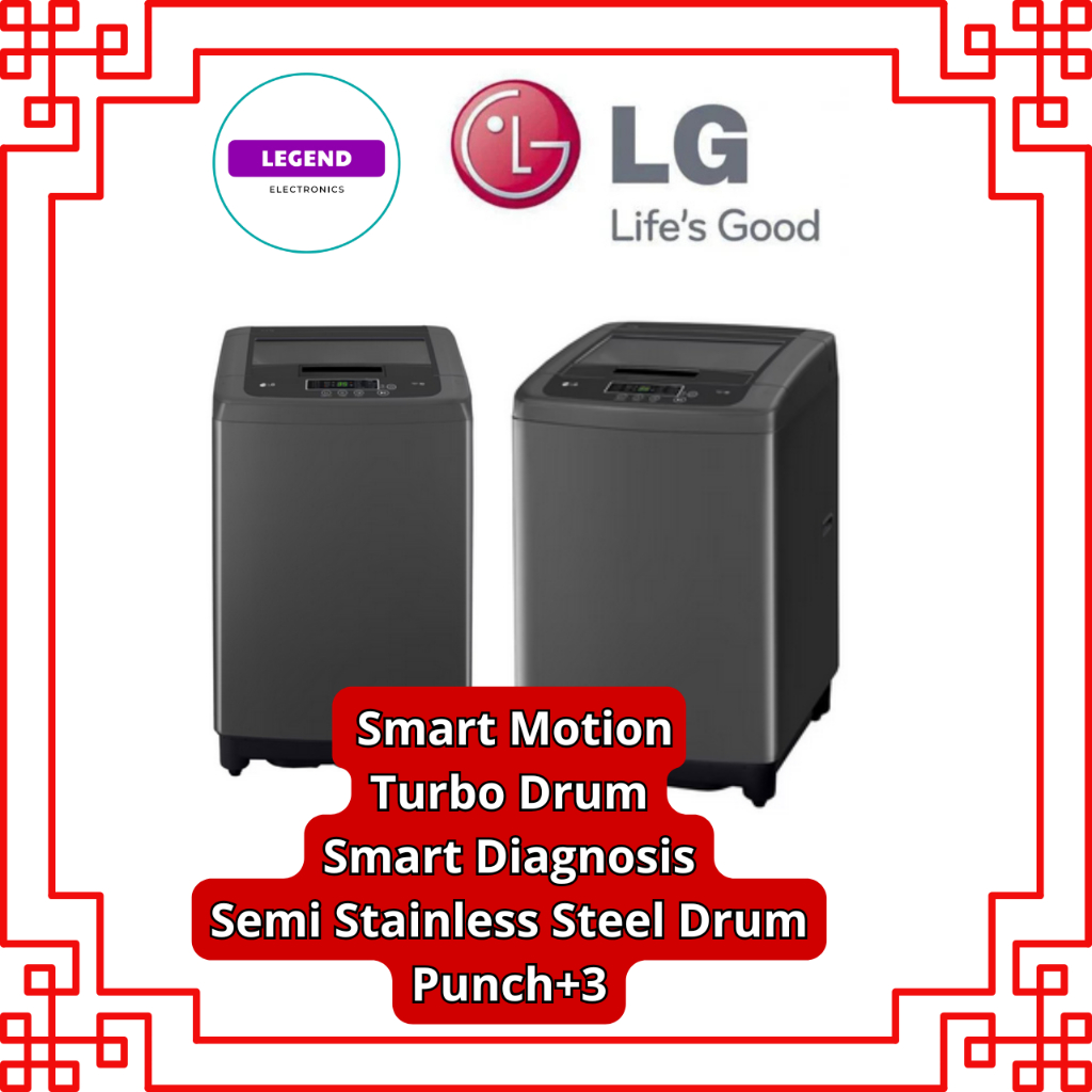 LG T2311VSPB MESIN CUCI TOP LOADING 11 KG INVERTER T2311VSPB T2311