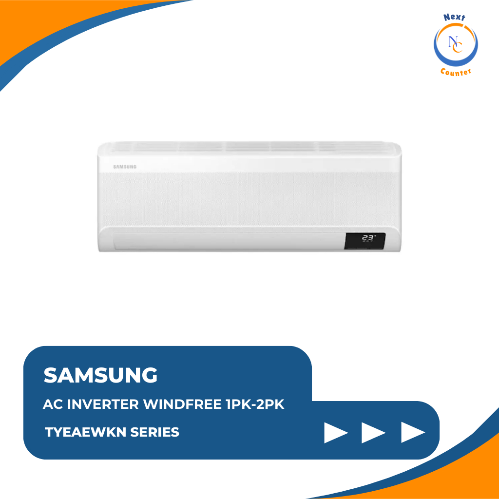 SAMSUNG AC INVERTER WINDFREE 1PK AR-10TYEAEWKN 1,5PK AR-13TYEAEWKN 2PK AR-18TYEAEWKN