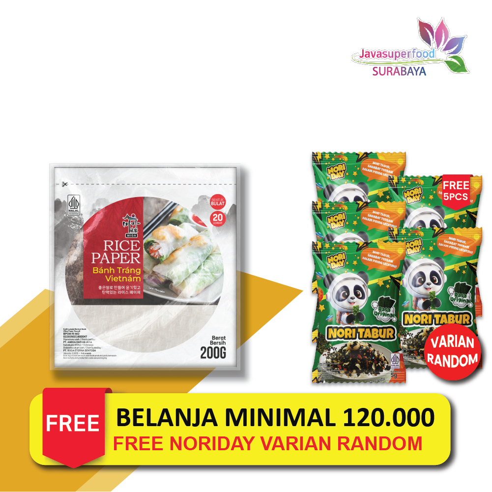 

Rice Paper Miga 200G / Banh Trang High Quality Rice Paper / Kulit Lumpia Vietnam Rice Paper / rice roll spring roll 200G
