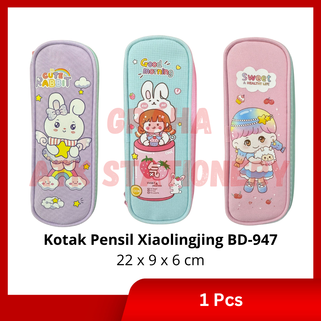 

Kotak Pensil Premium Cewek Xiaolingjing BD-947 / Tempat Pensil / Pencil Case Kualitas Bagus BD-947