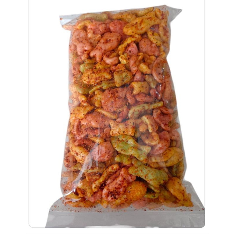 

Kerupuk seblak ikan mekar pedas renyah gurih enak 200gr