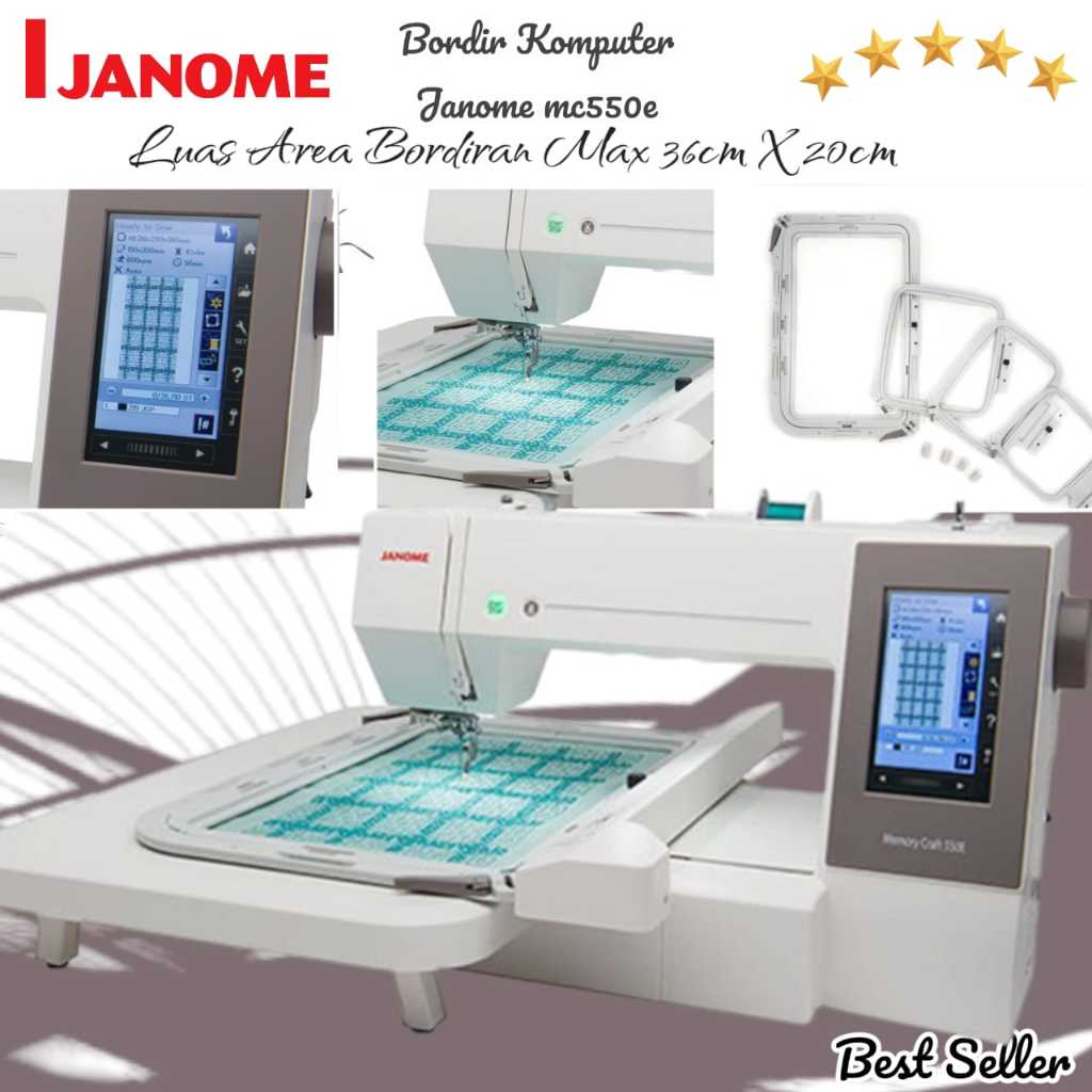 Mesin Bordir Komputer Janome Memory Craft 500e